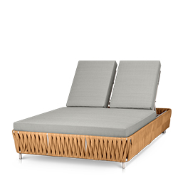 Double Chaise Camel